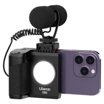 Ulanzi CG02 Kumanda ve Işıklı Telefon Kamera Tutacağı 3282B