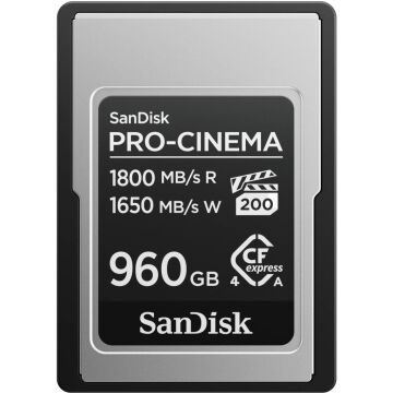 Sandisk 960GB PRO-CINEMA CFexpress Type A Hafıza Kartı - SDCFEA-960G-GN4NN