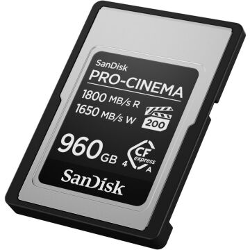 Sandisk 960GB PRO-CINEMA CFexpress Type A Hafıza Kartı - SDCFEA-960G-GN4NN