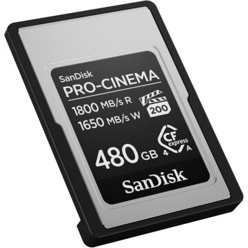 Sandisk 480GB PRO-CINEMA CFexpress Type A Hafıza Kartı - SDCFEA-480G-GN4NN