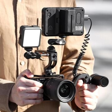 Ulanzi 3171 Dönebilen Metal-Ahşap Üst Kol Tutacak