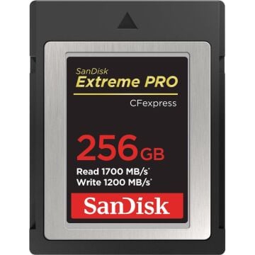 SanDisk Extreme PRO 256GB 1700MB/s CFexpress Type B Hafıza Kartı - SDCFE-256G-GN4NN
