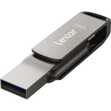 Lexar 128GB JumpDrive Dual Drive D400 USB 3.1 Gen 1 USB-C / USB-A - LJDD400128G-BNQNG