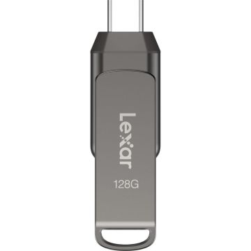 Lexar 128GB JumpDrive Dual Drive D400 USB 3.1 Gen 1 USB-C / USB-A - LJDD400128G-BNQNG