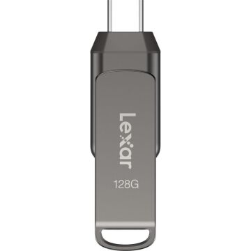 Lexar 128GB JumpDrive Dual Drive D400 USB 3.1 Gen 1 USB-C / USB-A - LJDD400128G-BNQNG