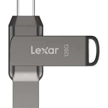 Lexar 128GB JumpDrive Dual Drive D400 USB 3.1 Gen 1 USB-C / USB-A - LJDD400128G-BNQNG