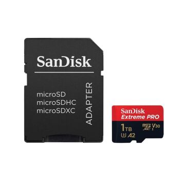 SanDisk Extreme PRO 1TB 200MB/s UHS-I microSDXC Hafıza Kartı - SDSQXCU-1T00-GN6MA