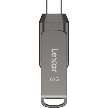 Lexar 64GB JumpDrive Dual Drive D400 USB 3.1 Gen 1 USB-C / USB-A - LJDD400064G-BNQNG