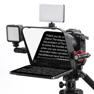 Ulanzi RT02 Tabletler ve Akıllı Telefonlar İçin Uzaktan Kumandalı Universal Teleprompter