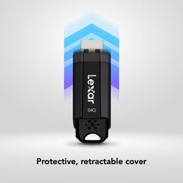 Lexar 64GB JumpDrive S80 USB 3.1 Gen 1 USB-A Flash Drive - LEXAR LJDS080064G-BNBAG