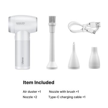 Ulanzi Güçlü Elektrikli Fan Hava Toz Üfleyici Beyaz C070GBW1