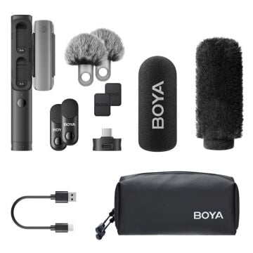 BOYA Magic Al-Powered Transformable Mini Wireless Mikrofon - SKU05