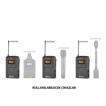 Boya BY-WM6R Kablosuz Mikrofon Alıcısı