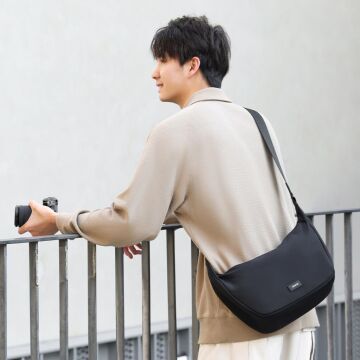 Ulanzi Halfmoon Crossbody Kamera Omuz Çantası Siyah - B161