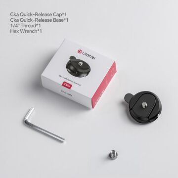 Ulanzi CK01 Cka Quick Release Sırt Çantası Klipsi için Base+Plate - C052