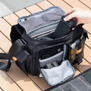 Ulanzi MS12 5.6L Messenger Kamera Omuz Çantası Siyah - B118