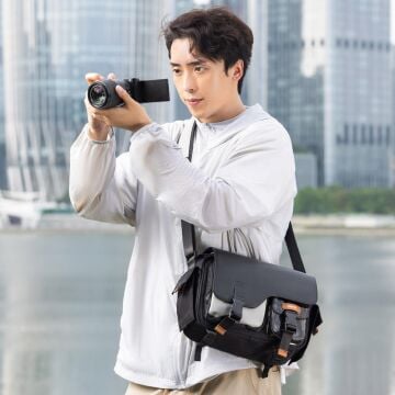 Ulanzi MS12 5.6L Messenger Kamera Omuz Çantası Siyah - B118