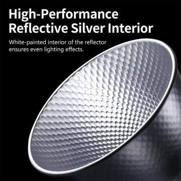 Ulanzi HT002 7 inç Standart Bowens Tipi Işık Reflektör ve Difüzör - L008