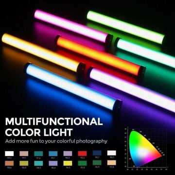 Photoolex B320S RGB Manyetik LED Tube Light - B320