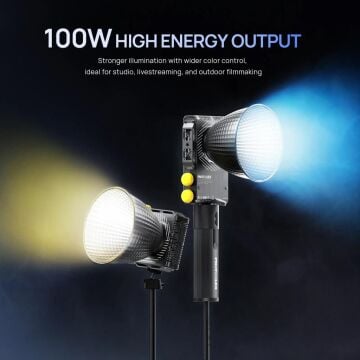 Photoolex Q100C 100W RGB COB LED Işık - Q100C-RGBCOB