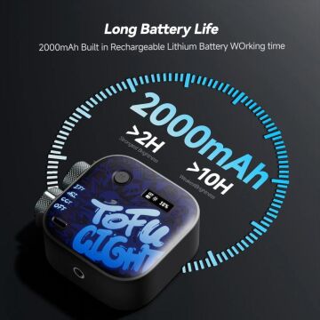 PHOTOOLEX Black Samurai TOFU RGB LED Video Işığı - TOFU-BS