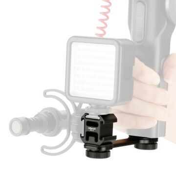 Ulanzi PT-3 Üçlü Hot Shoe Bağlantı Aparatı