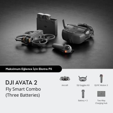 DJI Avata 2 Fly Smart Combo (Three Batteries)
